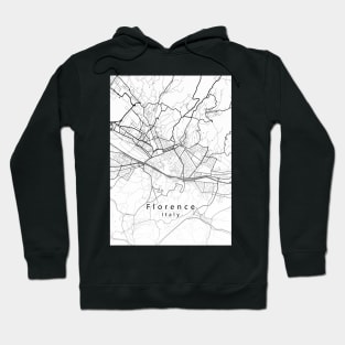 Florence Italy City Map Hoodie